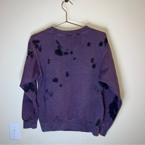 Purple “Be The Change” Graphic Crewneck Sweatshirt - Picture 2 of 6